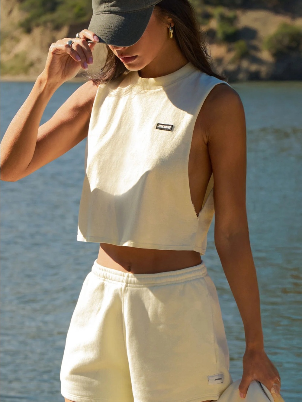 Joah Brown Cut Off Boyfriend Tank
